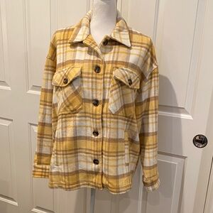 Yellow Plaid Shacket